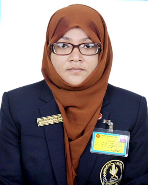 Officer in Charge : Kamrunnahar Hasina (Lecturer, English)